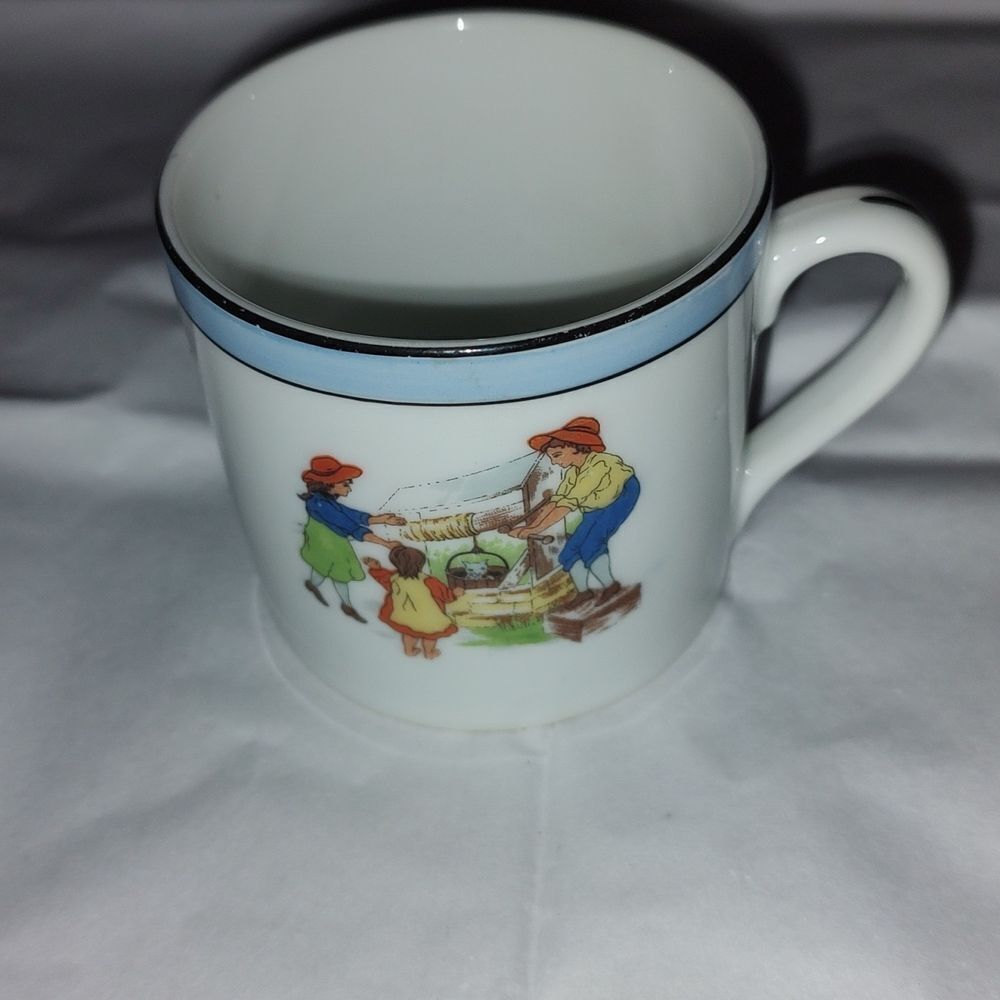 Antique Noritake Hand Painted Porcelain Tea Cup